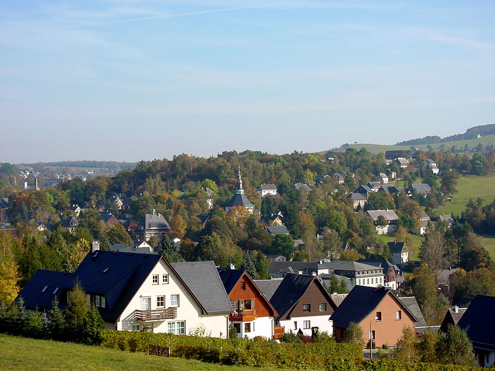 Kurort Seiffen im mittleren Erzgebirge